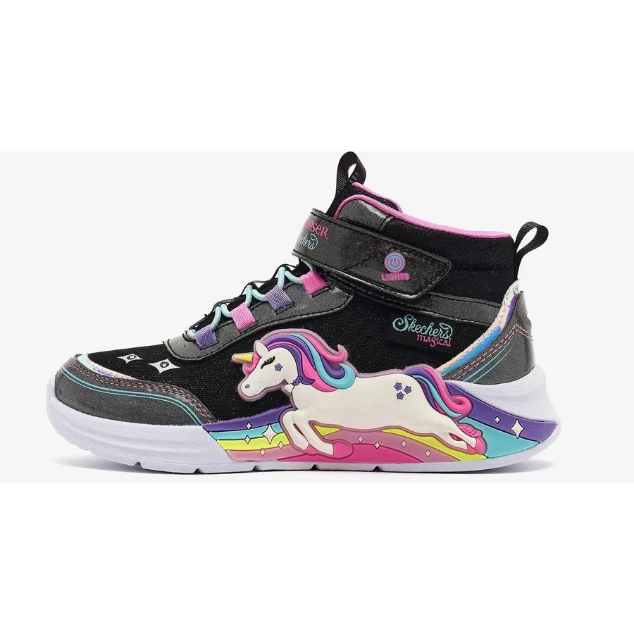 Детские кроссовки с подсветкой Unicorn Chaser Skechers, Розовый