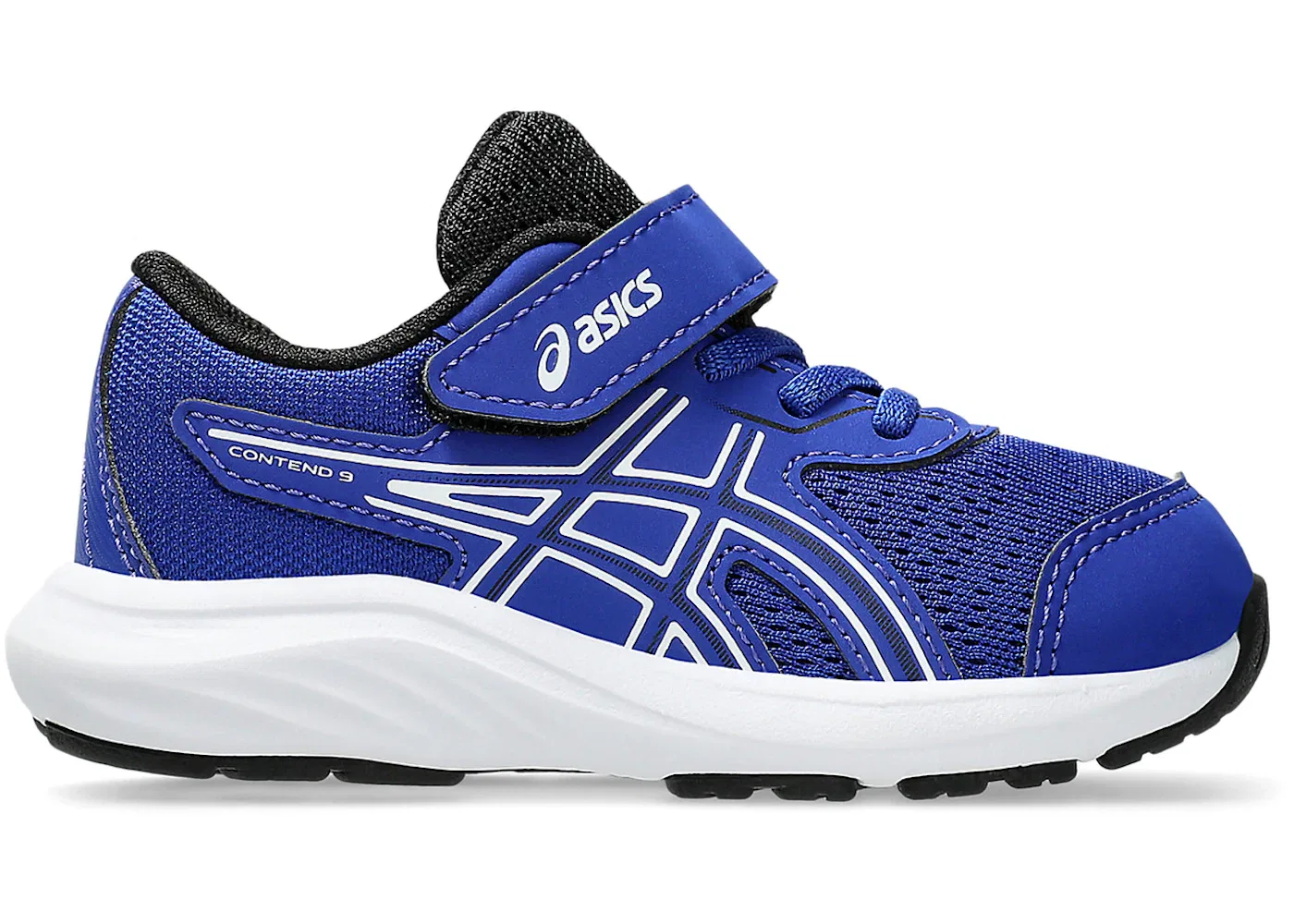 Детские кроссовки для мальчиков беговые ASICS Contend 9, True Blue White