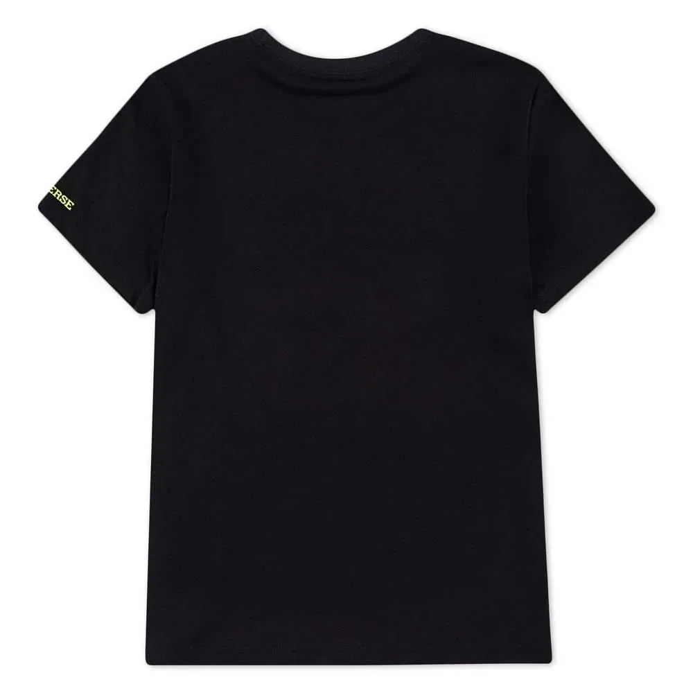 Детская футболка для мальчиков с фотопринтом Photo Real Cnv Sneaker Converse kids, Black — фото 2