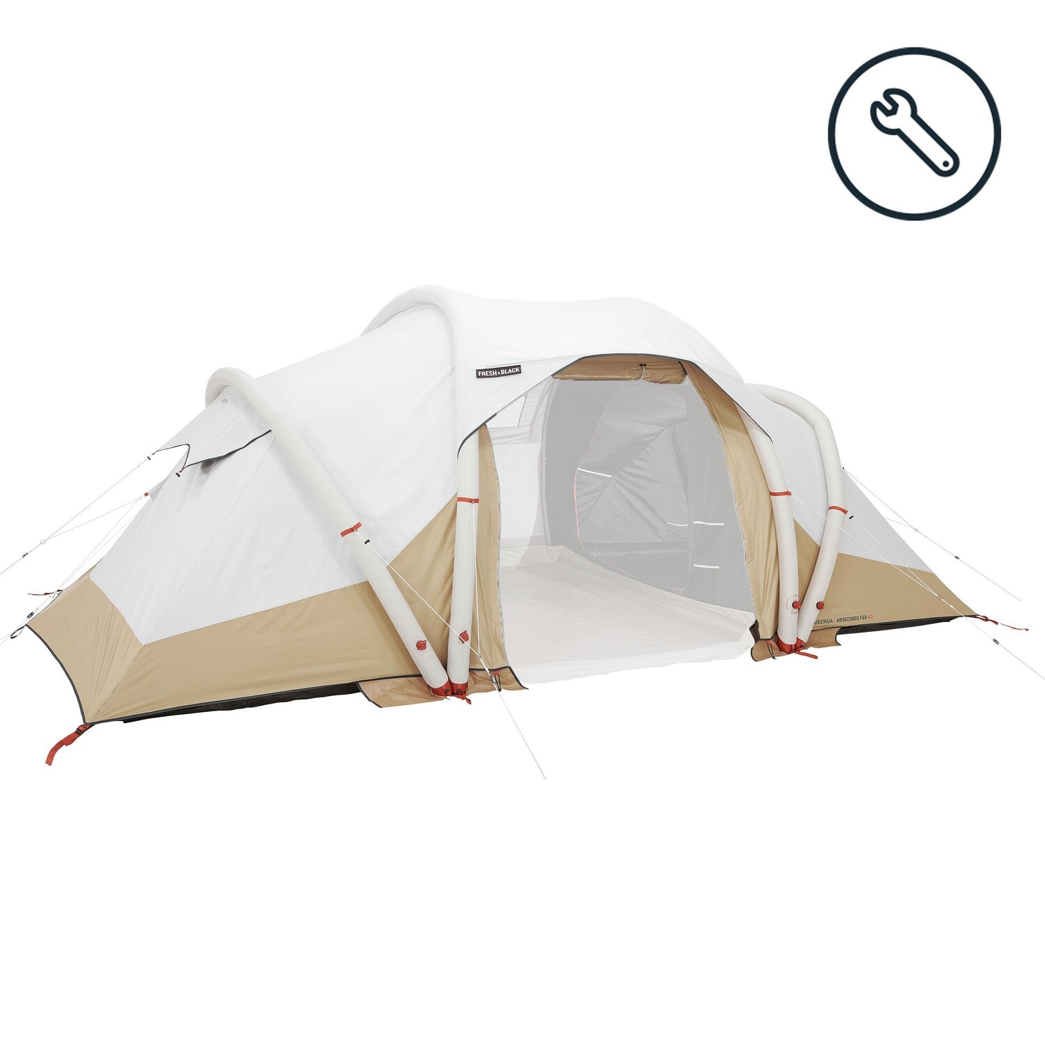

Тент Quechua Air Seconds 4.2 Fresh & Black запчасть для палатки