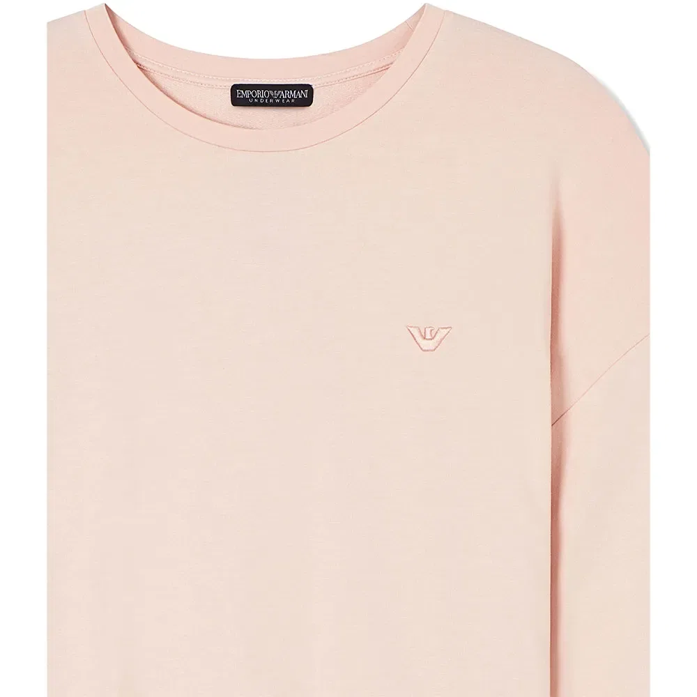 Свитшот Emporio Armani, розовый — фото 4
