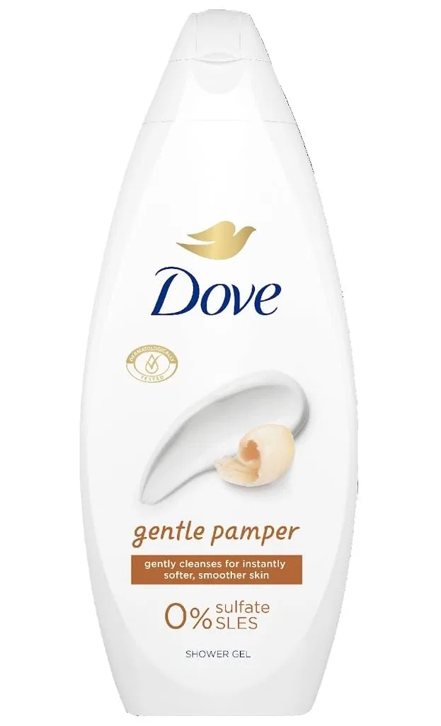 Гель для душа Gentle Pamper, Dove, 6x250 мл