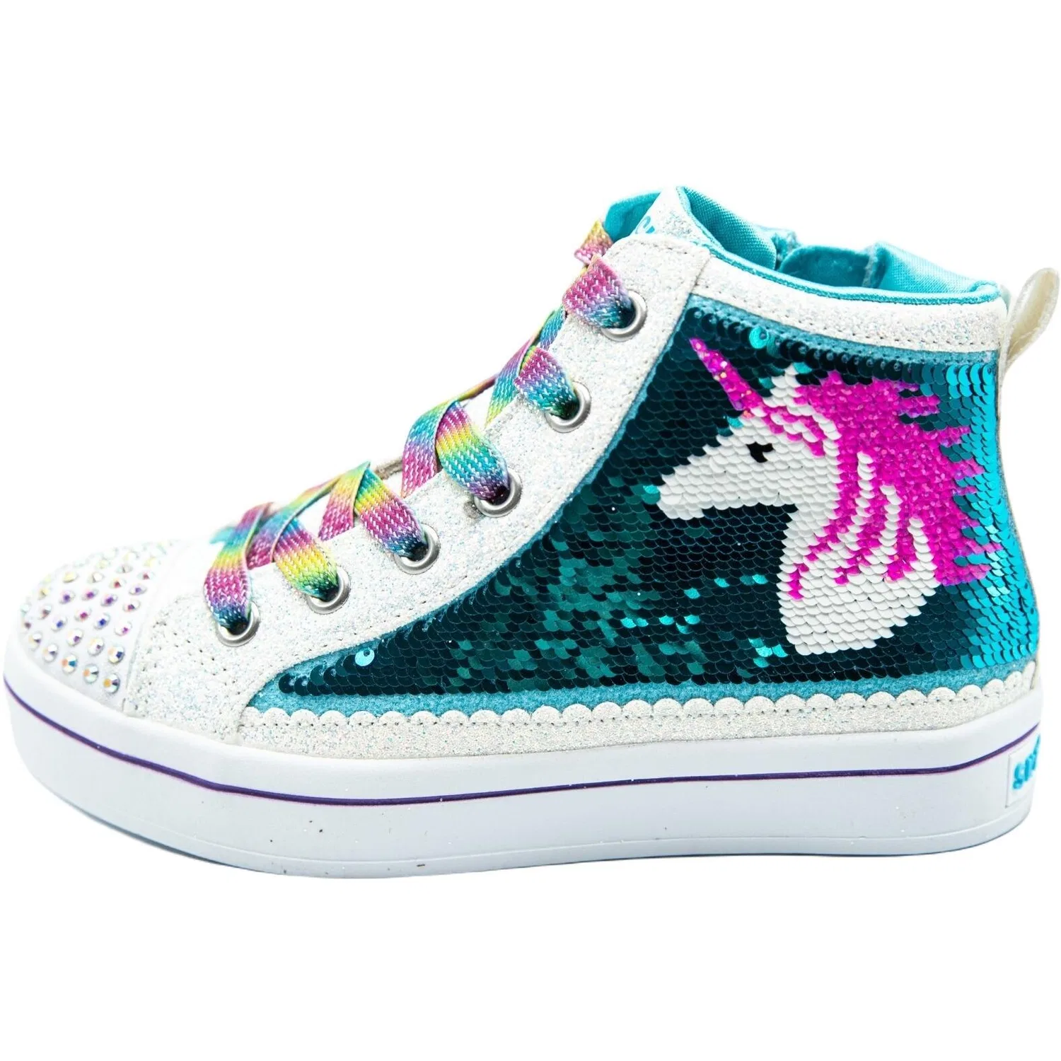 Детские кроссовки с подсветкой Twi-Lites 2.0 Skechers, Schwarz