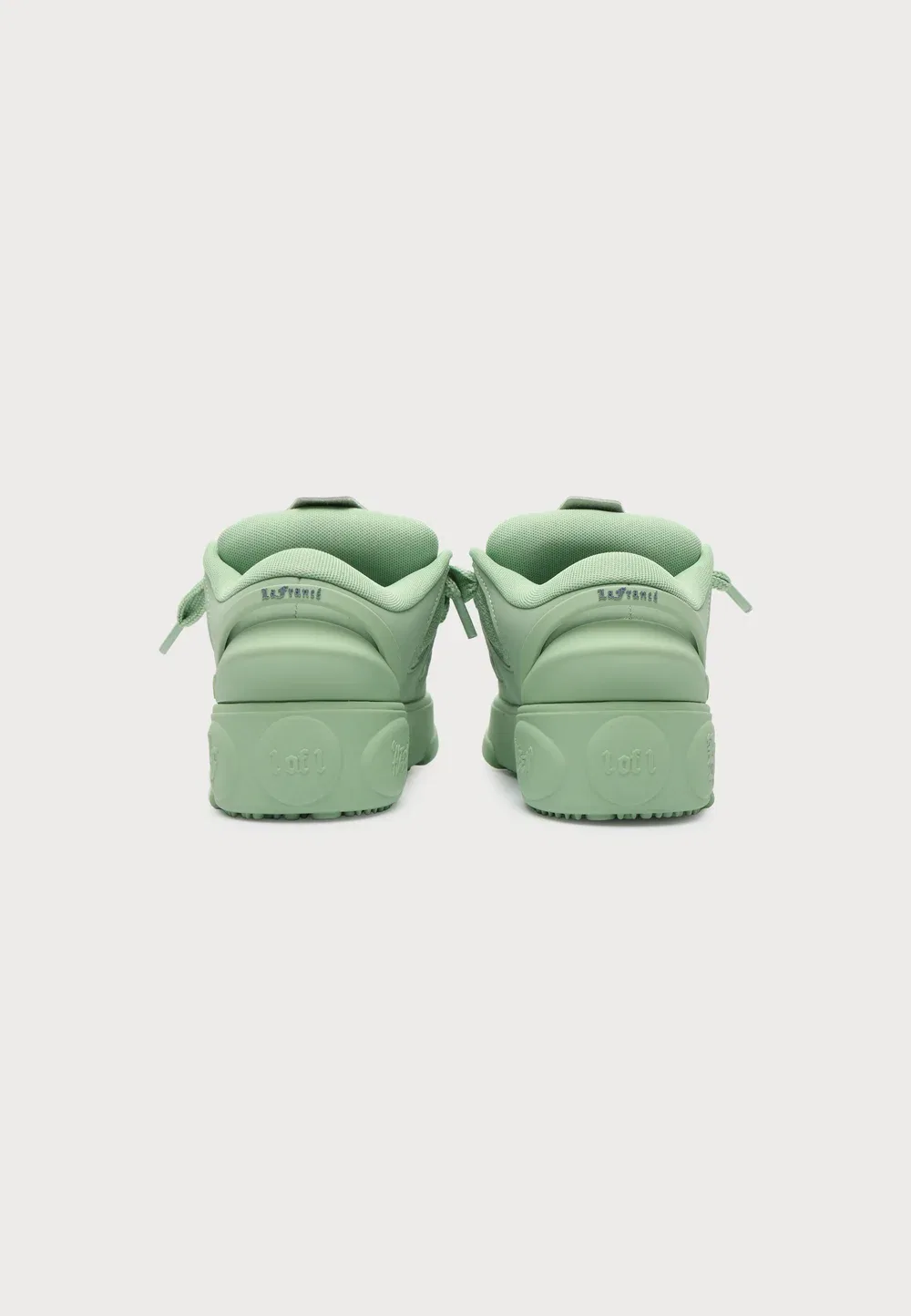 La France Jr унисекс - баскетбольные кроссовки Puma, Pure Green/Gray Sky — фото 3