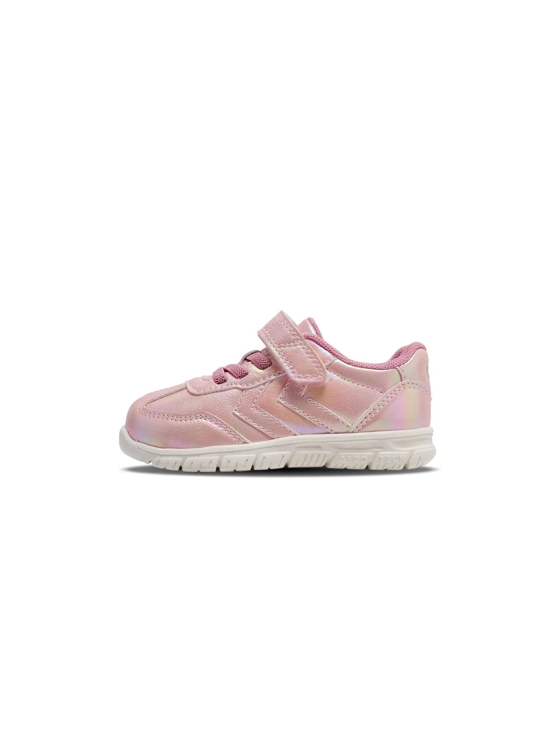 Детские кроссовки на липучке Crosslite Metallic Hummel, Rosa