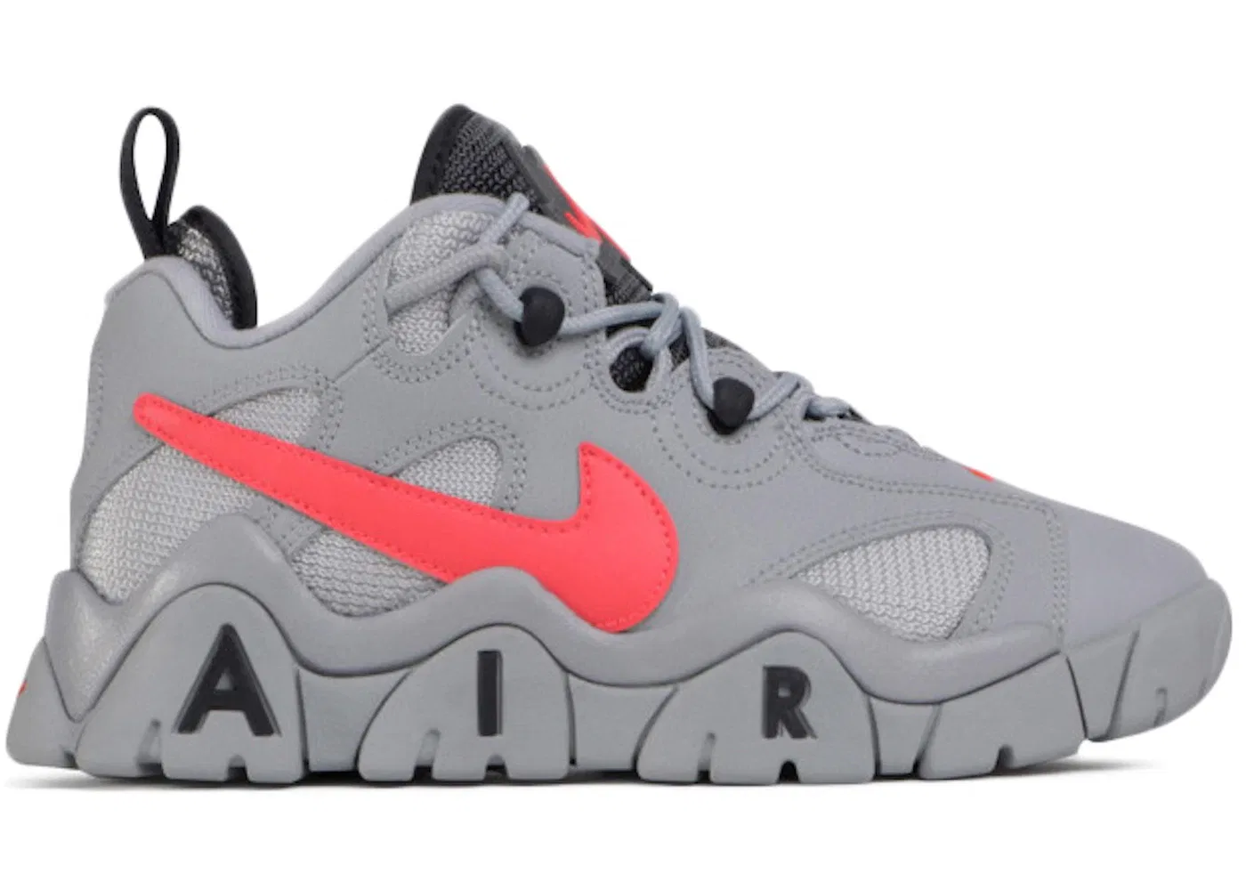 Детские кроссовки Lifestyle Nike Air Barrage Low, Heather Grey/Crimson Red