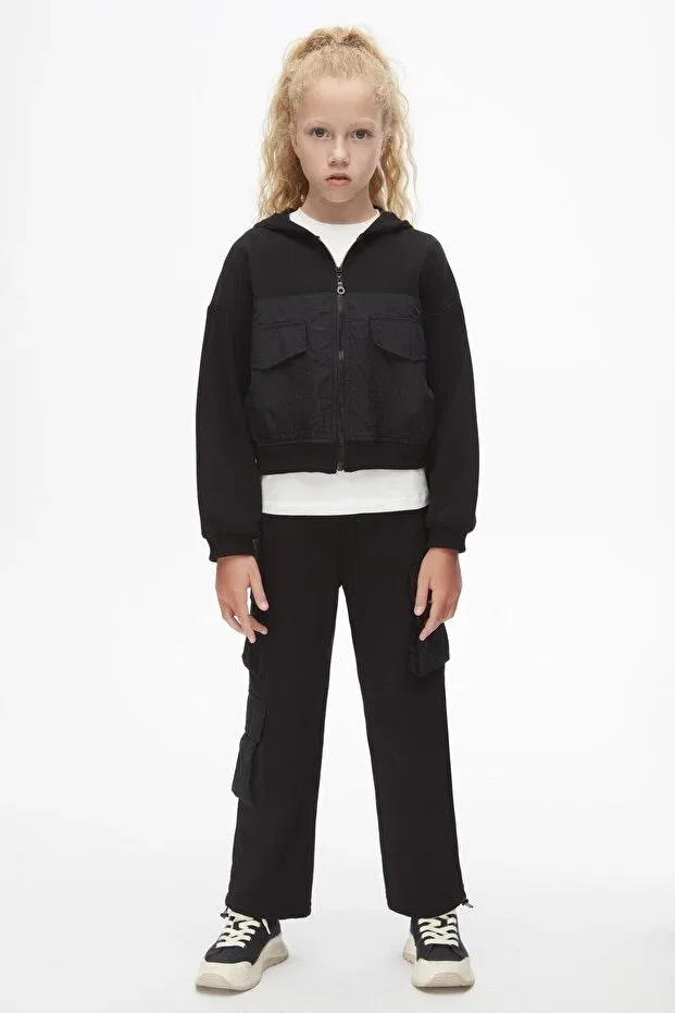 Детский кардиган для девочек с длинным рукавом Nk Kids, Black