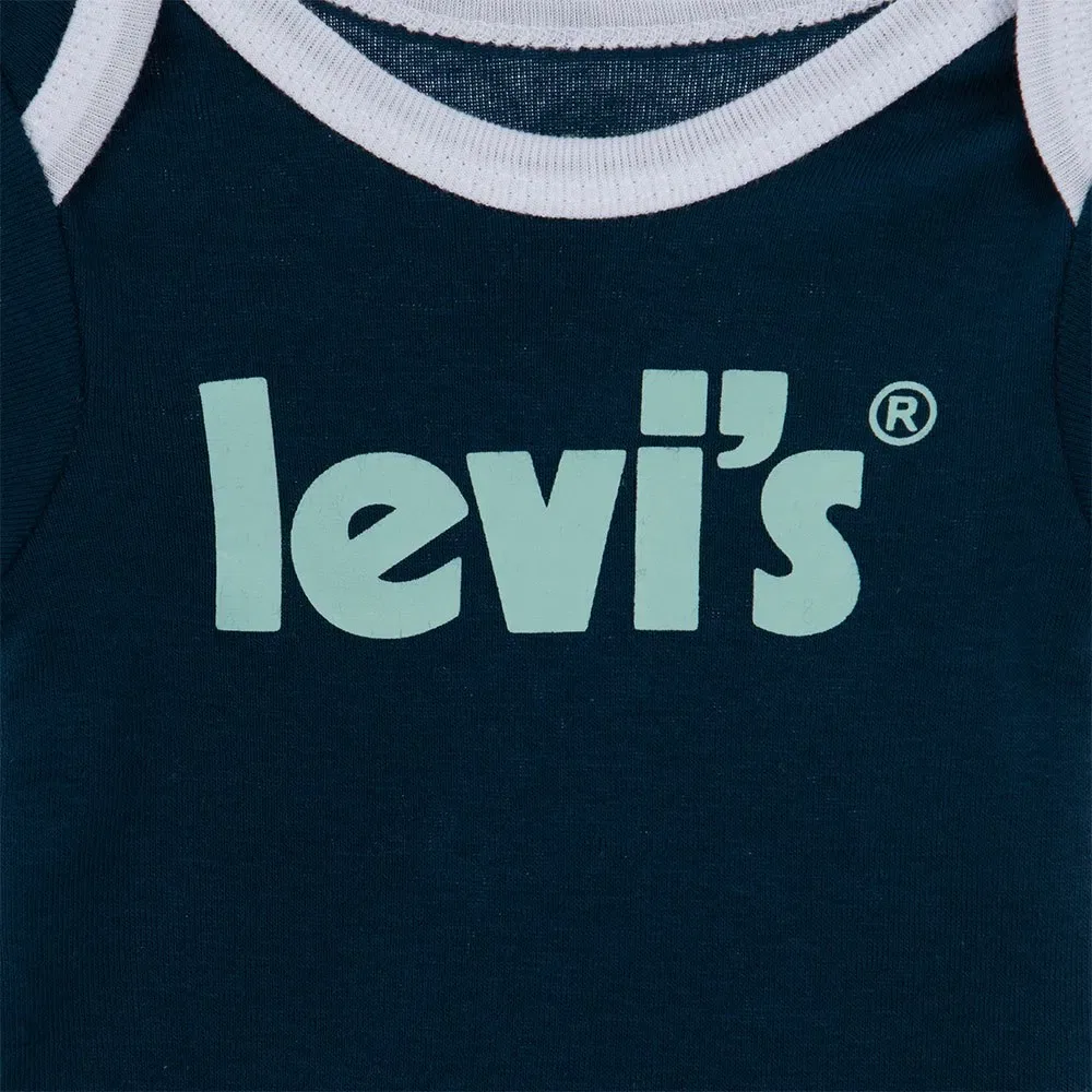 Футболка с коротким рукавом Levi's Poster Logo, 2 шт, Levi´S, синий — фото 4