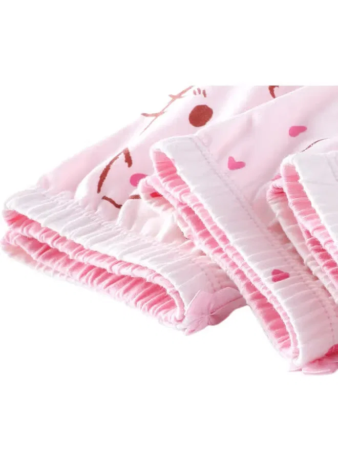 Трусы детские с цветочным принтом 5-pack Hello Kitty, разноцветный — фото 3