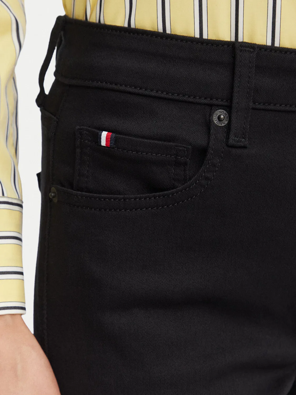 Женские джинсы расклешенного кроя Luna Tommy Hilfiger, черный — фото 4