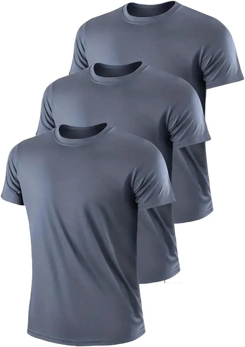 Мужская футболка с круглым вырезом Seamless, Gray — фото 2
