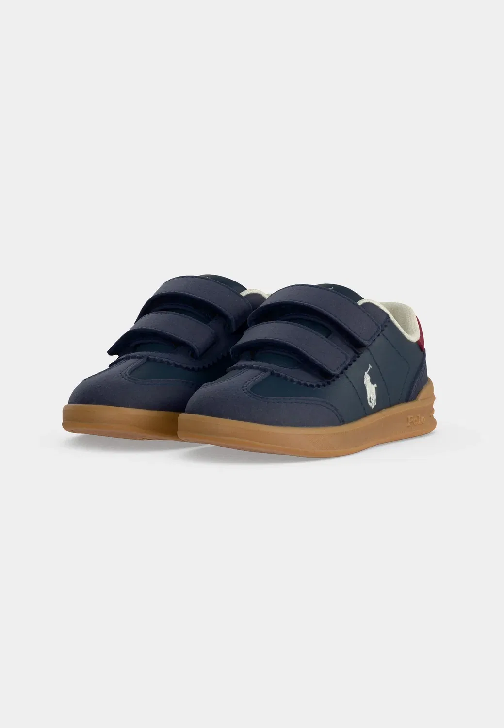 Холлис - тренеры Polo Ralph Lauren, Navy/Dark Navy Icro/Dark Red /Cream — фото 3