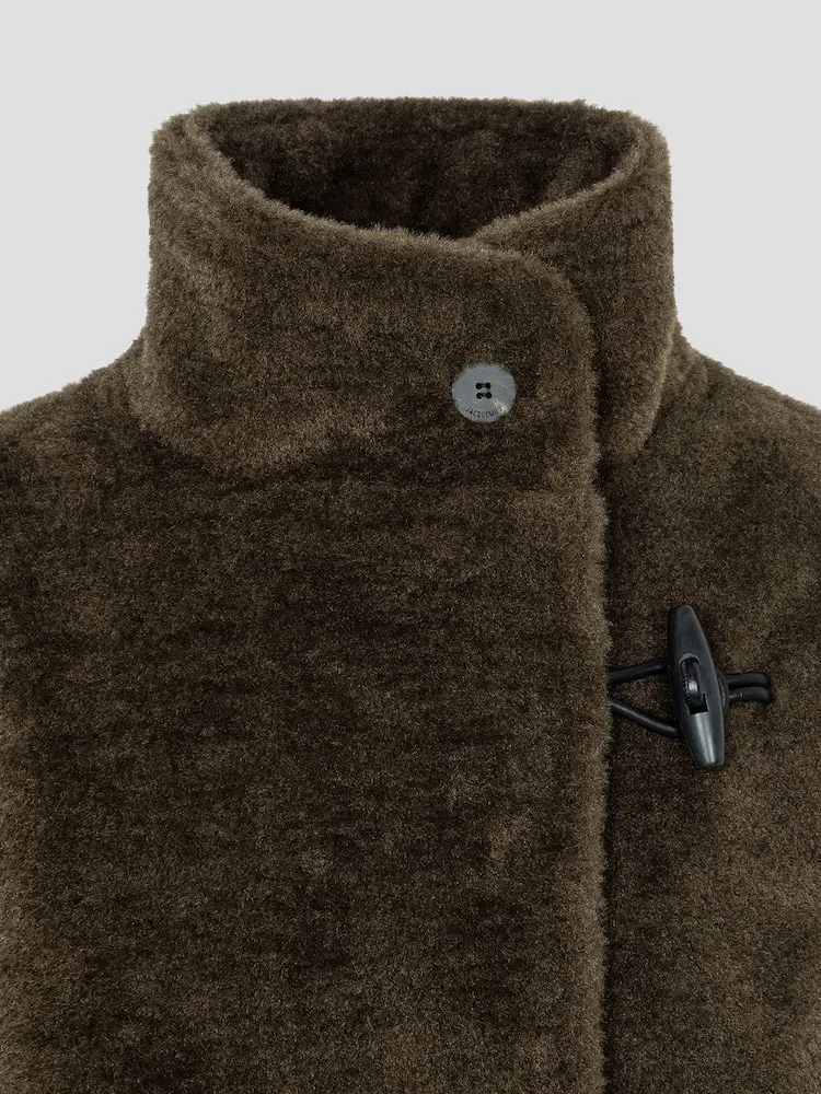 Куртка оверсайз флисовая Fernando JACQUEMUS, Dark Khaki — фото 3