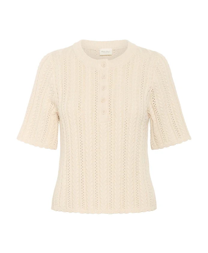 

Женственный вязаный свитер, белый, серый Part Two, бежевый