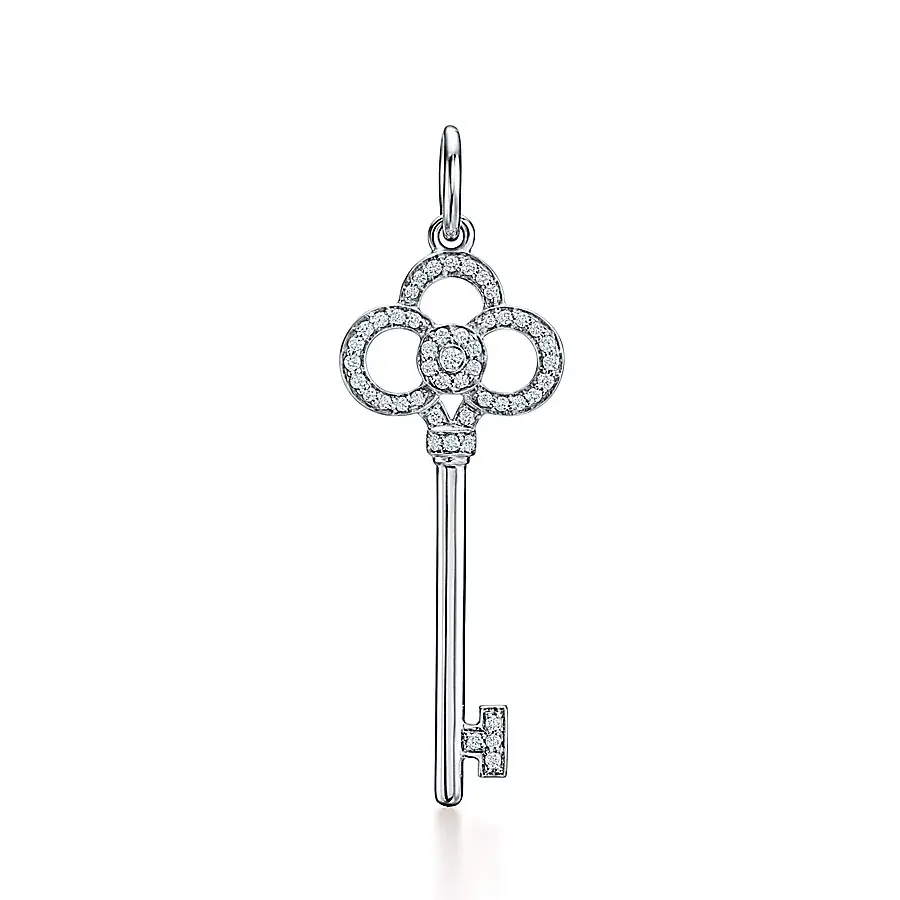 

Шарм-подвеска Tiffany & Co. Keys Crown, белое золото/бриллиант