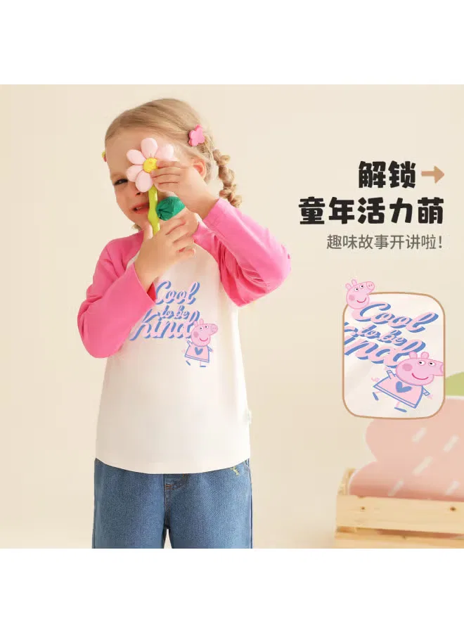 Футболка с длинным рукавом Peppa Pig, розовый — фото 3