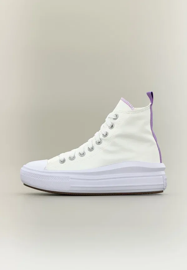 Кроссовки Chuck Taylor All Star Move Platform - высокие кроссовки Converse, белый/фиолетовый