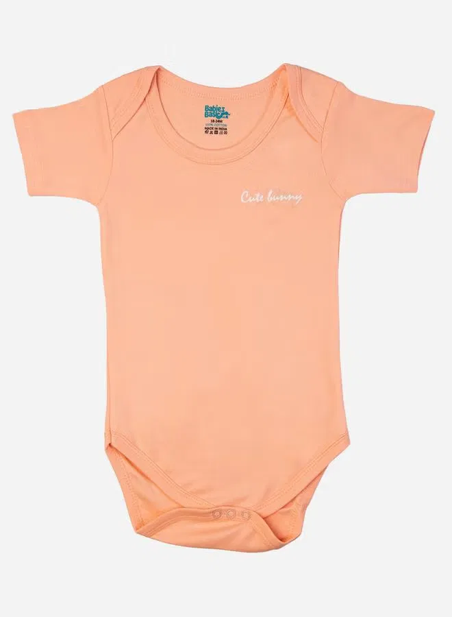 Боди-комбинезон с принтом комплект из 3 штук Babies Basic, белый — фото 2