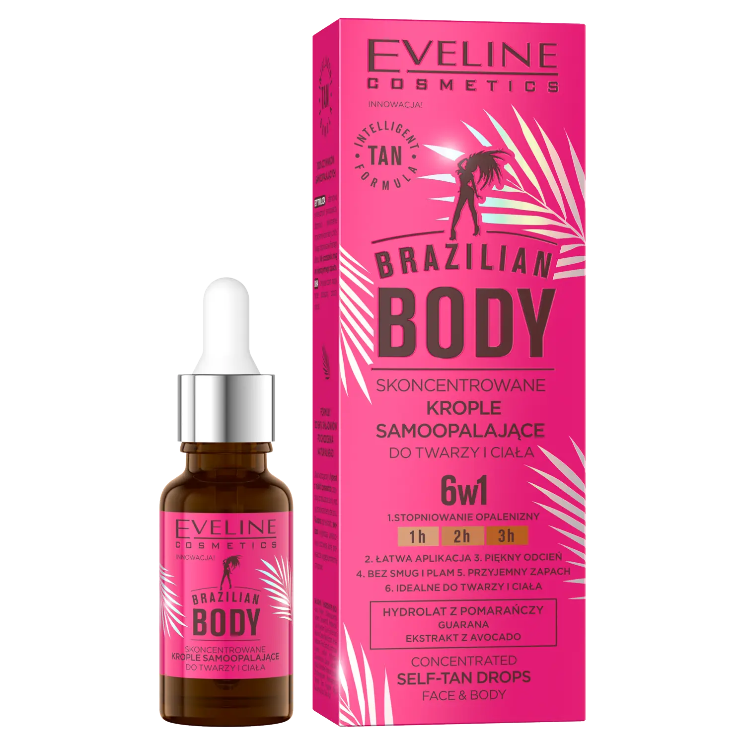 

Eveline Cosmetics Brazilian Body бронзирующие капли для тела, 18 мл