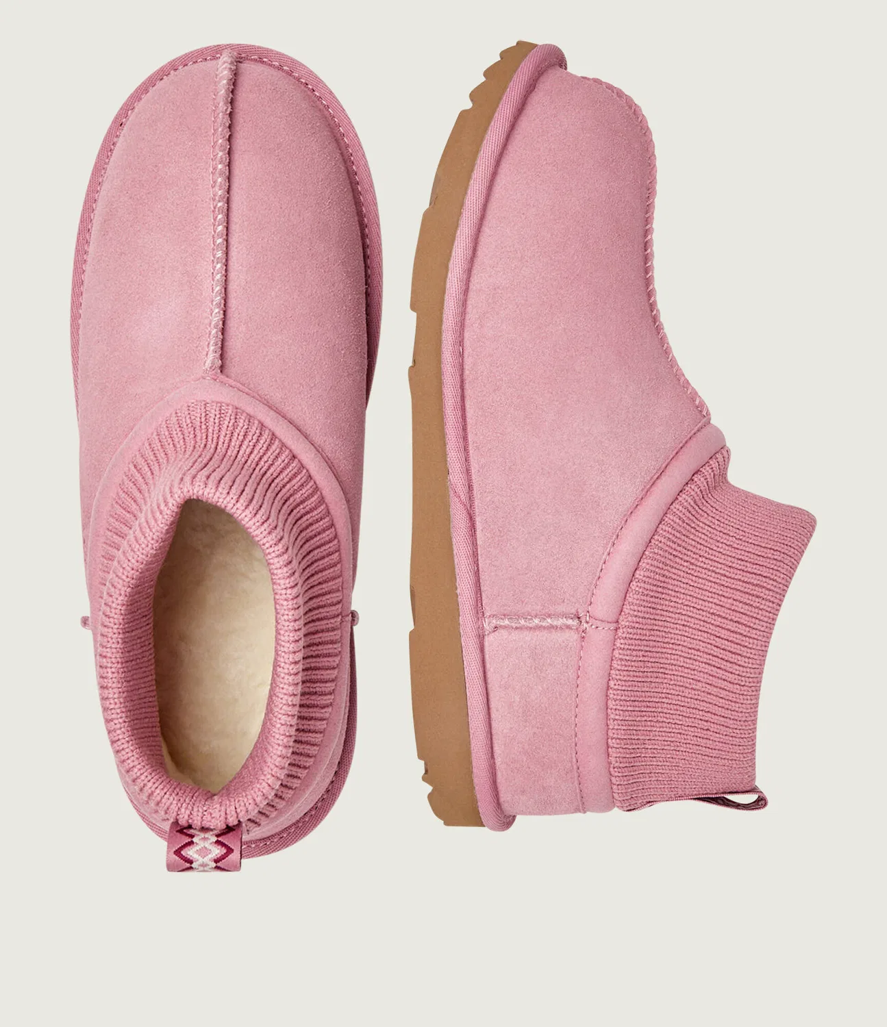 Сапоги зимние Classic Ultra Stretch Cuff Ugg, Rosa — фото 4