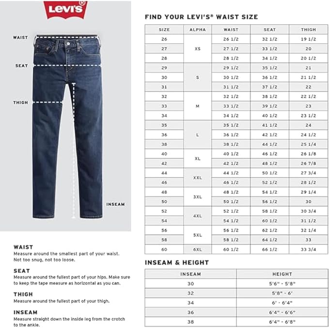Мужские джинсы Levi's 514 прямого кроя, черный — фото 4