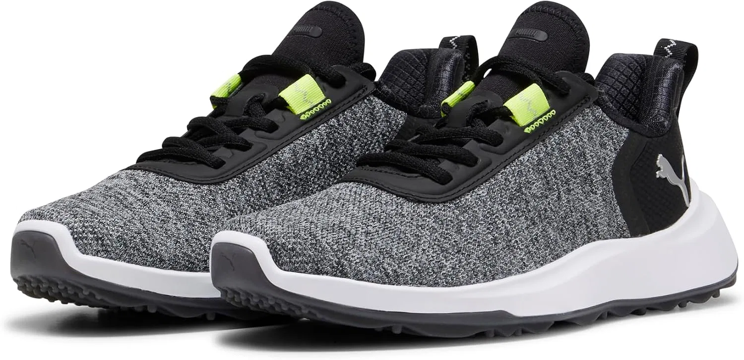 Детские кроссовки для мальчиков Fusion Crush Sport Jr PUMA Golf, Puma Black-Electric — фото 4