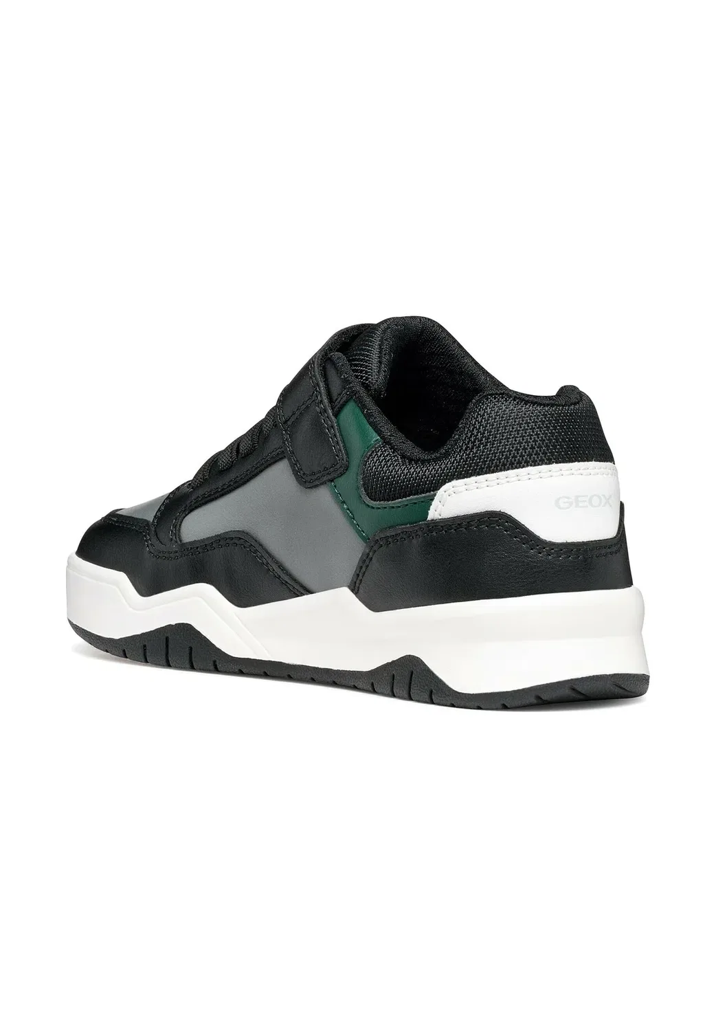 J perth boy - кроссовки Geox, Black Green — фото 4
