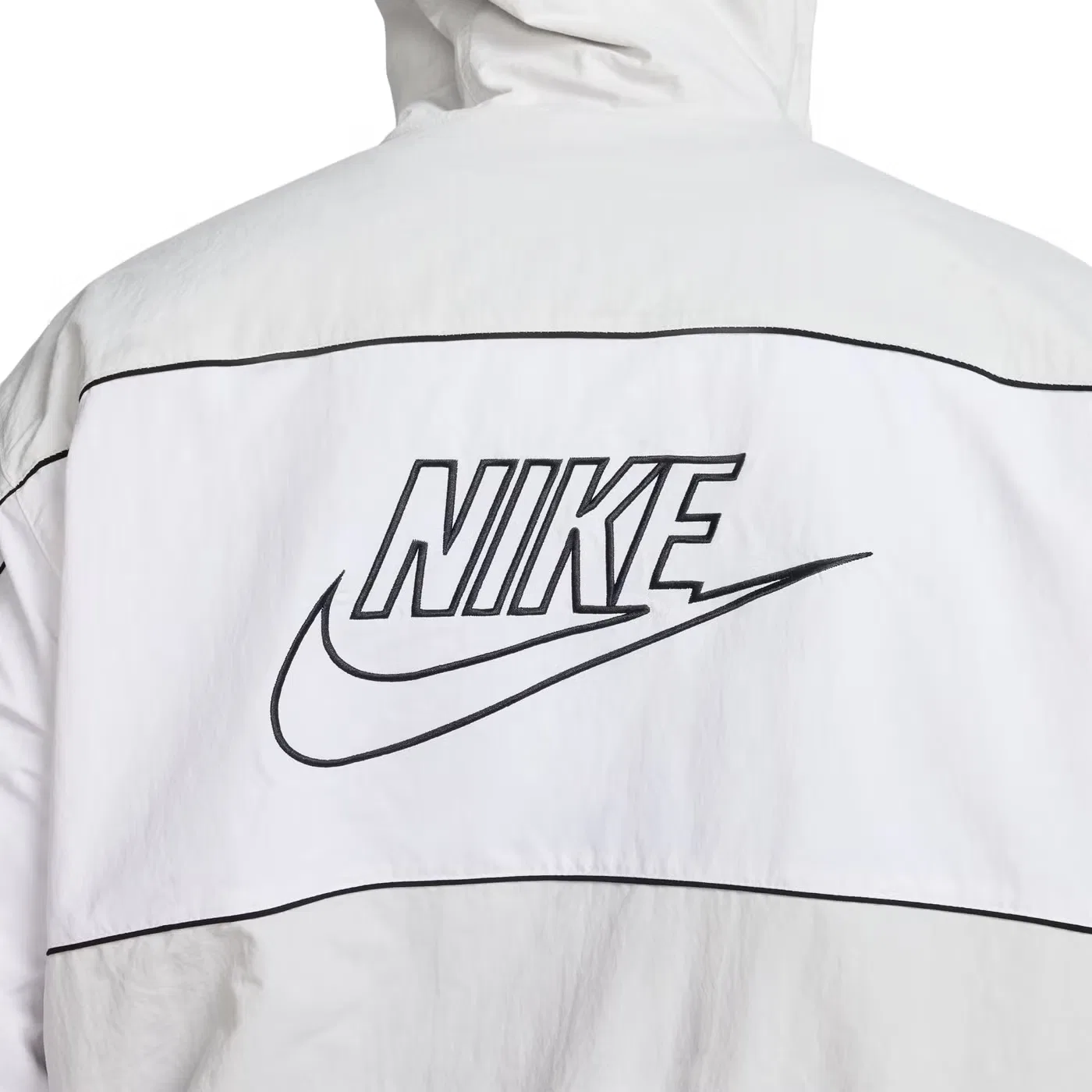 Худи с капюшоном свободного кроя Nike, белый — фото 3