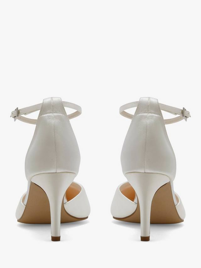 Свадебные туфли elari с ремешком на щиколотке Rainbow Club, цвет Ivory Satin — фото 3