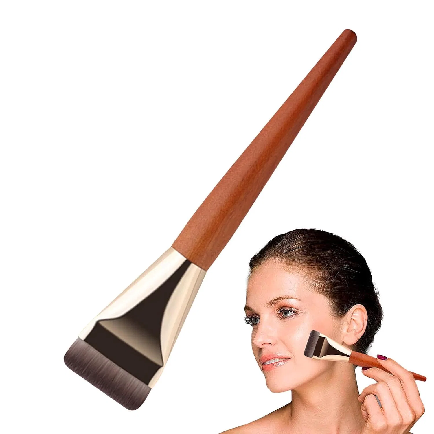 Кисть для макияжа Flat Top, Generisch, 1 шт, Oh!
