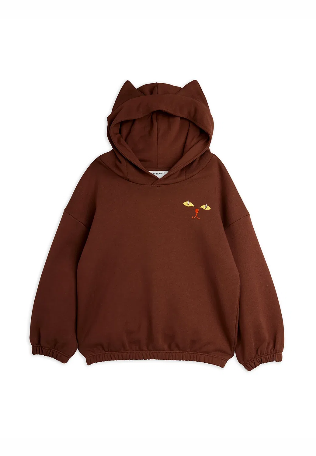 Толстовка унисекс с кошачьими ушками Mini Rodini, Brown