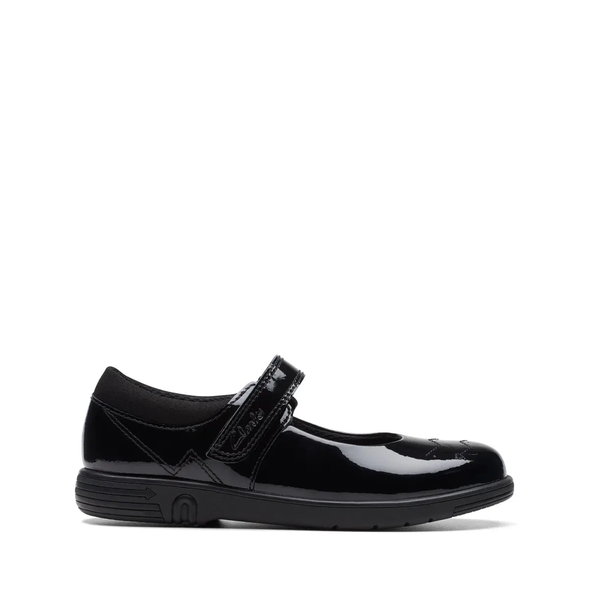 Детские туфли Мэри Джейн Jazzy Jig Clarks, Black