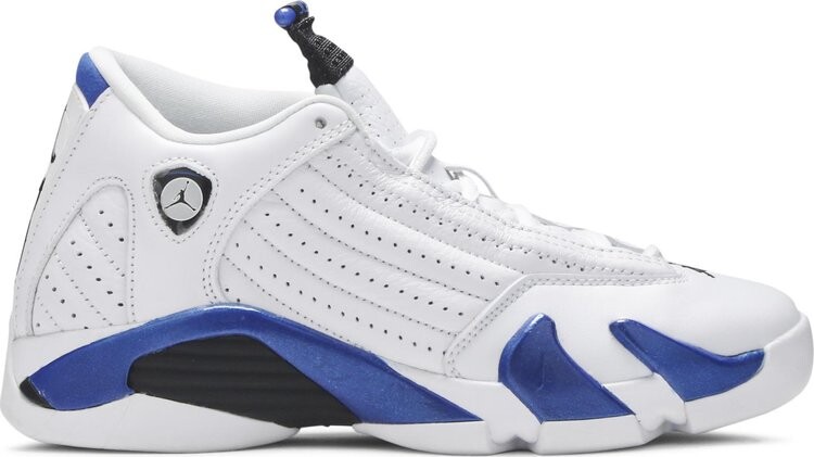 

Кроссовки Air Jordan 14 Retro GS Hyper Royal, белый, Белый;серый, Кроссовки Air Jordan 14 Retro GS Hyper Royal, белый