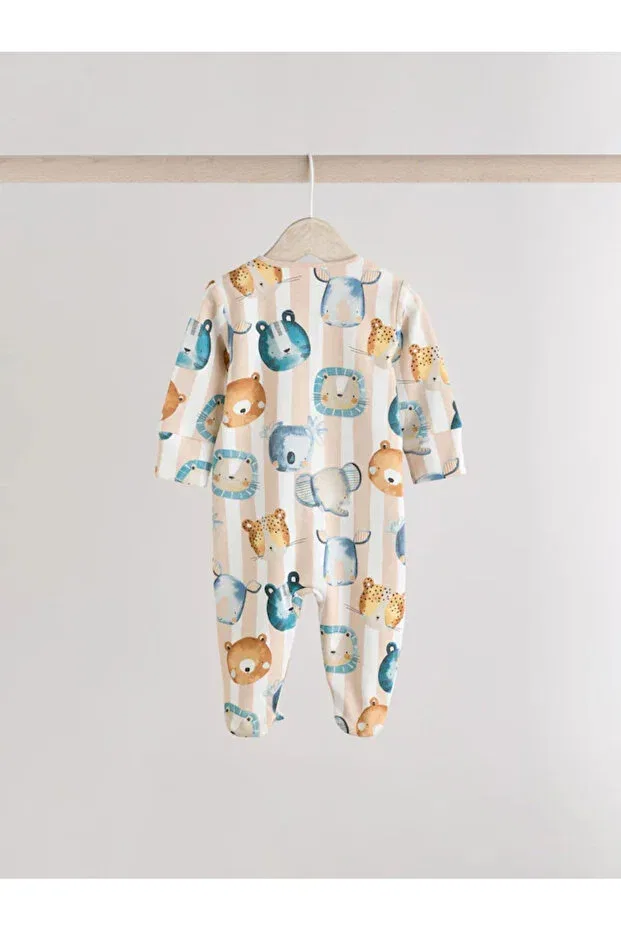 Детский спальный мешок-комбинезон с принтом Teddy Bear Next Baby, Blue — фото 4