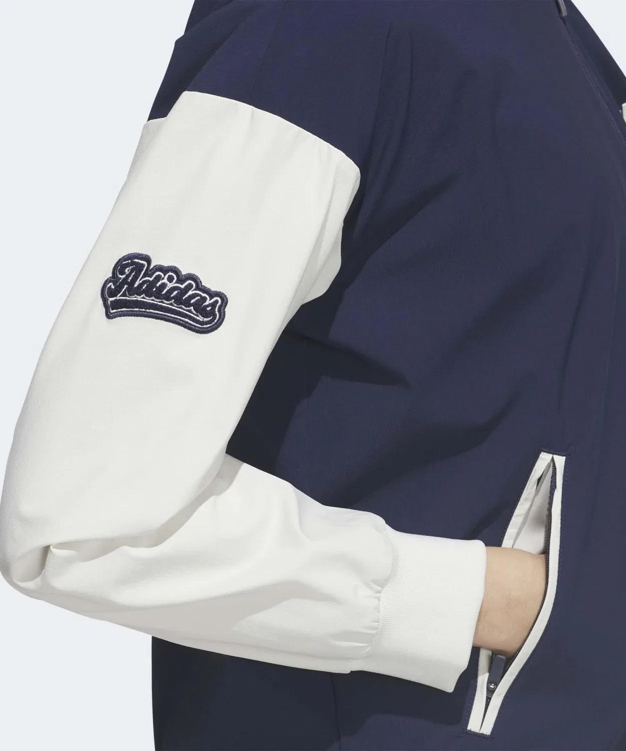 Женская куртка с водоотталкивающей пропиткой, свободного кроя, Adidas Golf, Navy — фото 4