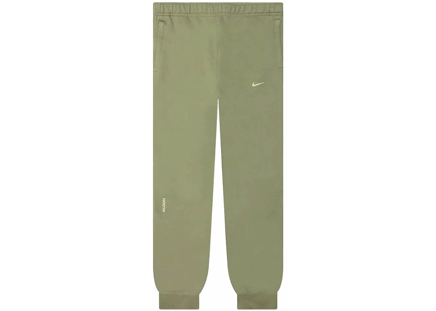 Мужские спортивные штаны Nike x NOCTA Fleece CS Sweatpant, Oil Green/Light Liquid Lime