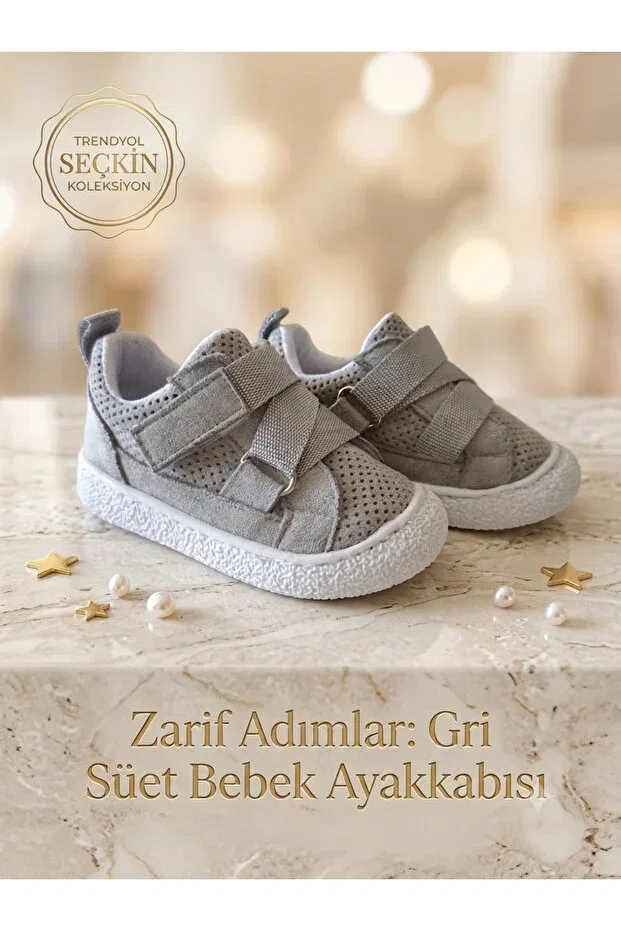 Детские туфли для девочек с коротким каблуком Çago Kids, Gray — фото 4
