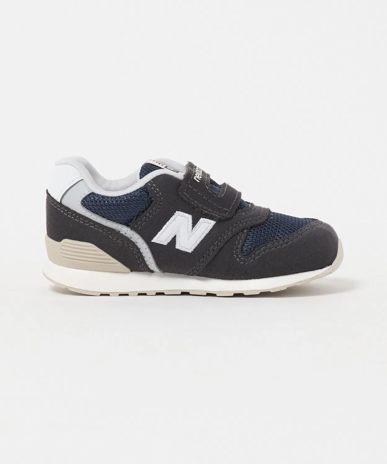 Детские кроссовки на липучках 996 v3 Hook and Loop New Balance, Black — фото 4