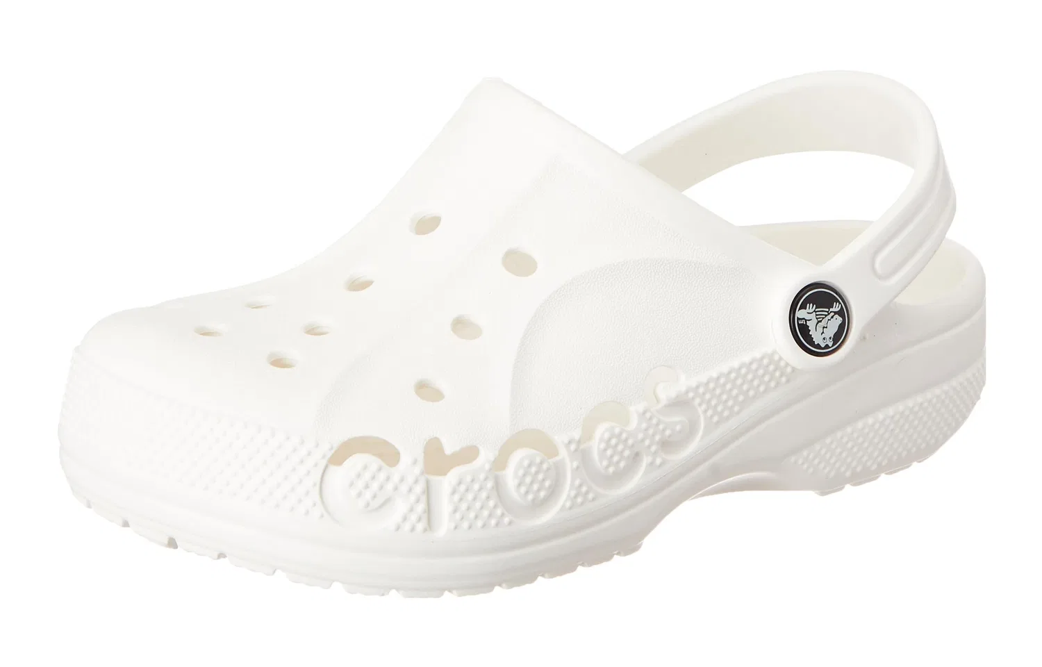 Детские сандалии с закрытым носом нескользящие износостойкие White Crocs, Белый