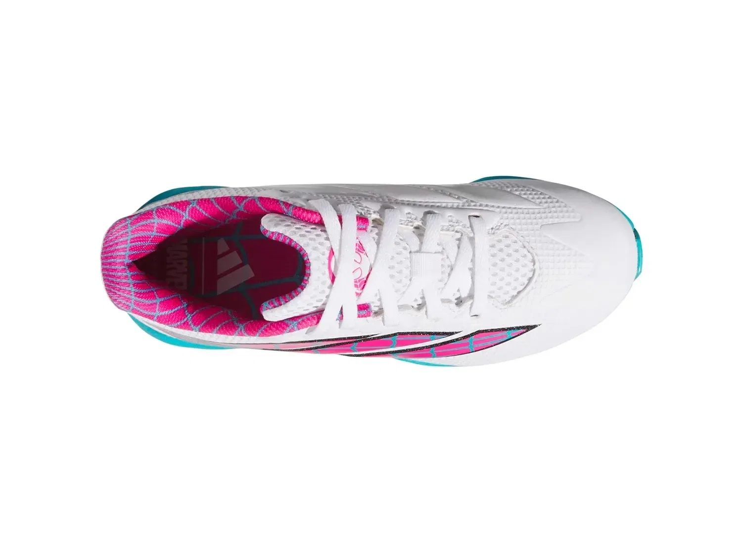 Кроссовки бейсбольные Adizero Instinct 2.0 Gwen Stacey Ghost Spider, adidas, белый/мультиколор — фото 3