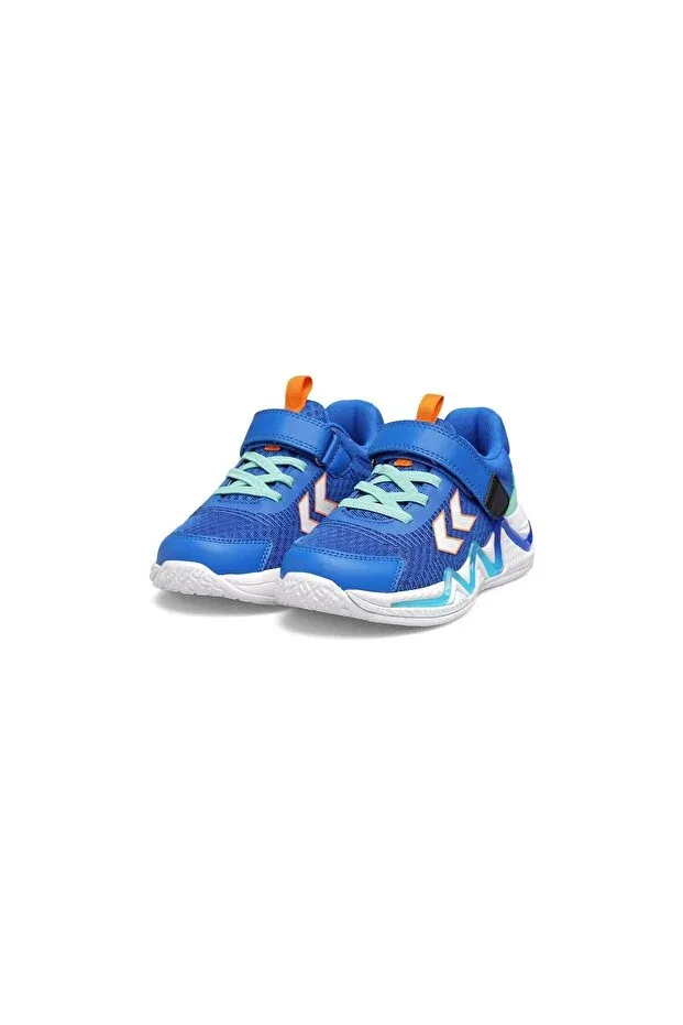 Детские туфли для девочек на шнуровке Hummel, Blue — фото 4
