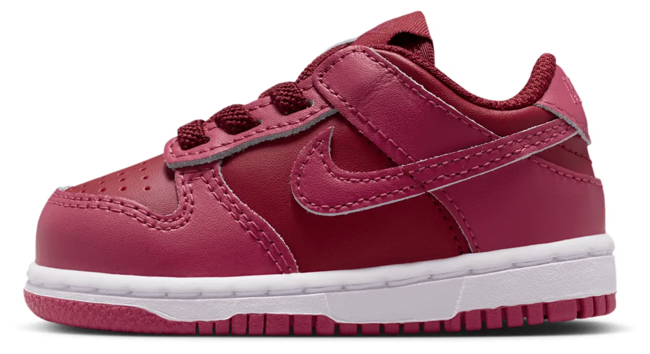 Кроссовки для мальчиков Dunk Low Nike, цвет Team Red/Sweet Beet/Sweet Beet — фото 2