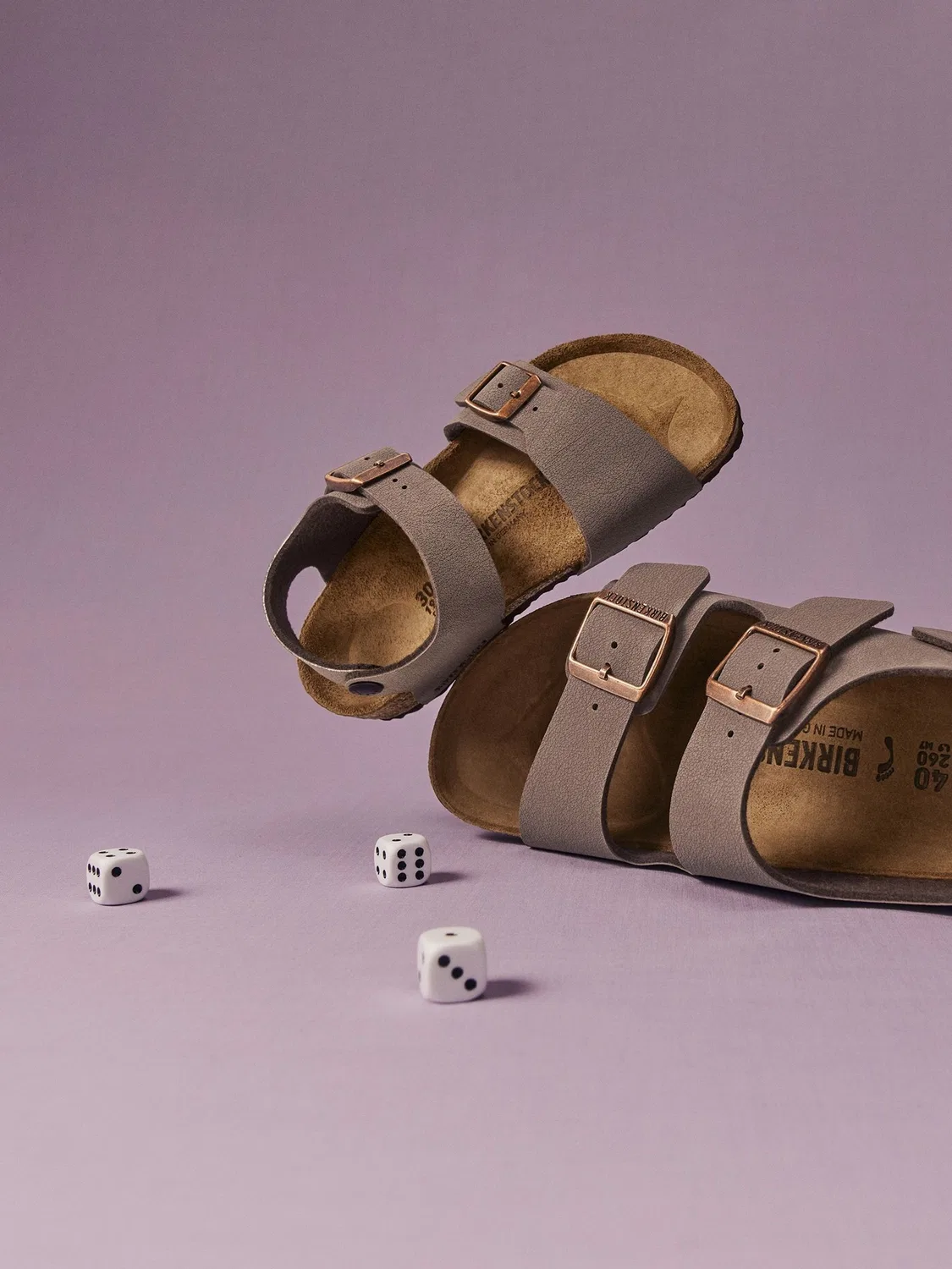 Сандалии New York Birkenstock, коричневый — фото 3