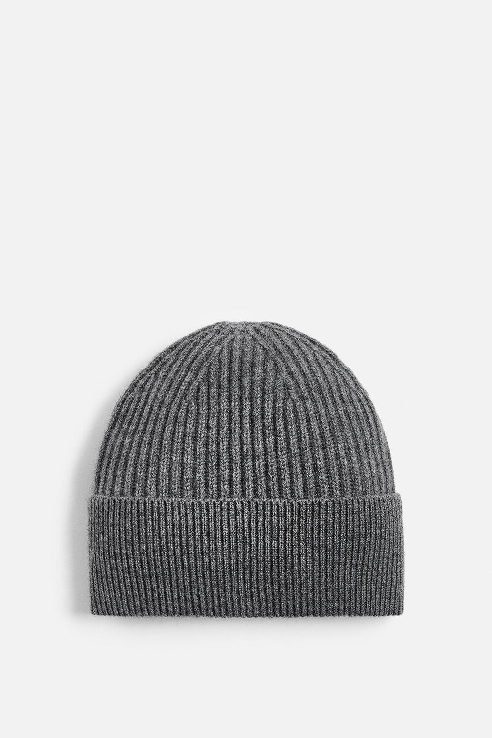 

Шапка из смешанной шерсти ZARA, серый