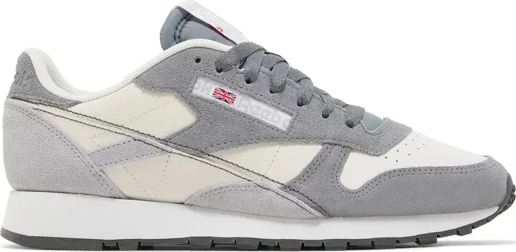 

Кроссовки classic leather 'grey chalk' Reebok, серый