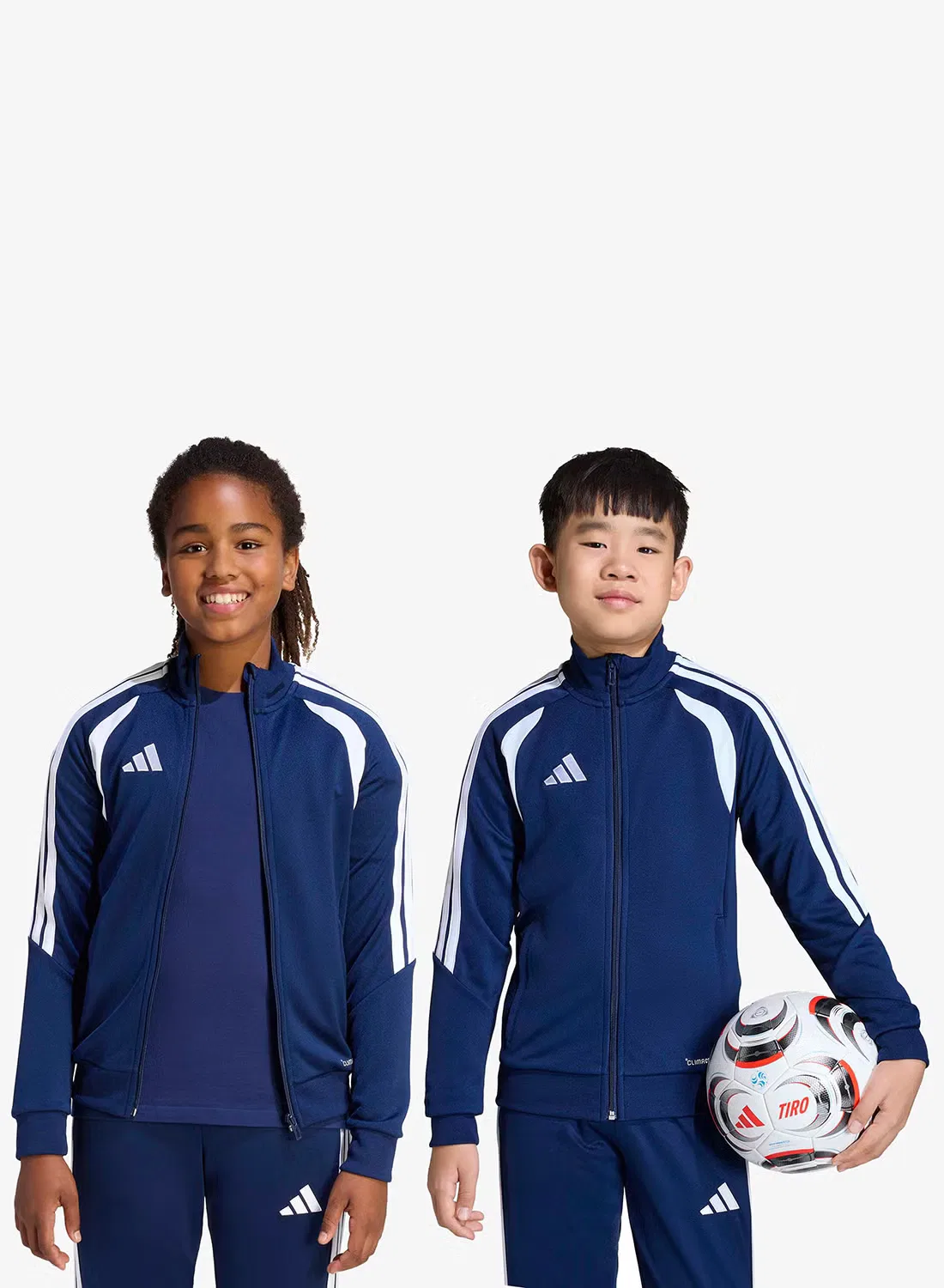 Куртка тренировочная с длинным рукавом Tiro26 Adidas, голубой
