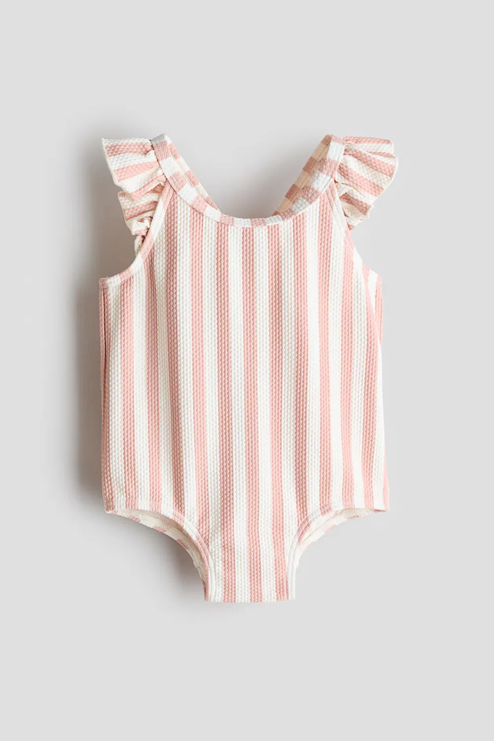 Купальник с узором H&M, Helles Mattrosa/Gestreift