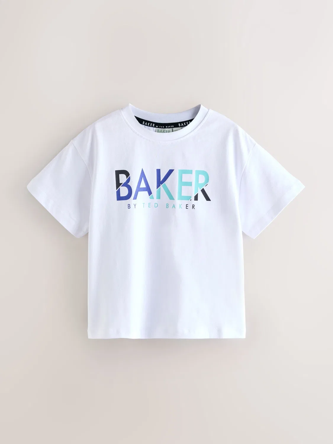 Футболки 3шт, хлопок Baker by Ted Baker, белый/черный/синий — фото 2