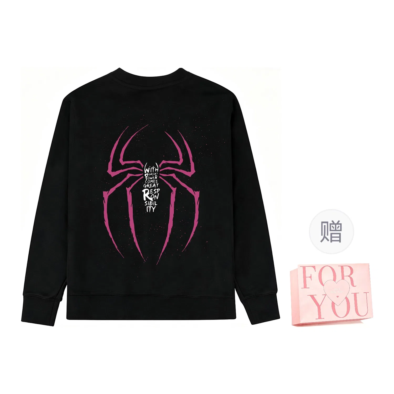 Мужской свитшот с круглым вырезом, хлопковый, Sportswear Club, Nike, Black