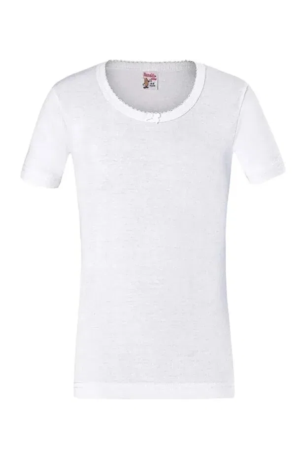 Детское для девочек хлопковое комплект маек Namaldı, White
